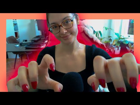 ASMR scratching your face until you fall asleep (invisible mic scratching)