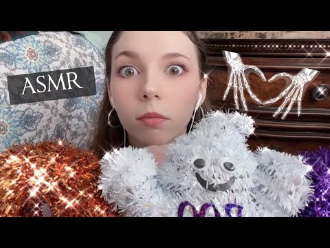 ASMR 👻🎃 Chatty & Spooky Tingles ┊ Gentle Whisper, Crinkles, Tapping, Scratching