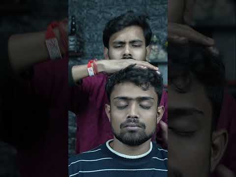 Soo Satisfying Head And Shoulder Massage ASMR #shorts