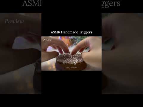 ASMR Handmade Triggers✨| Roller | Tapping and Scratching🌟  #relax #tingles #relaxing