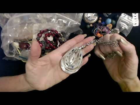 ASMR | Goodwill Jewelry Bag Show & Tell 4-19-2020 (Whisper)