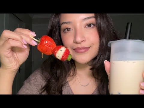 ASMR | Tanghulu and Boba 🧋 