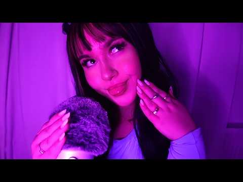ASMR Long Nails on Skin, Fabric & Jewelry ✨ Personal Attention & Mouth Sounds