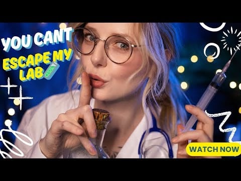 Obsessed Scientist Tries to Cure Your Insomnia 🧪 | ASMR Roleplay for Deep Sleep