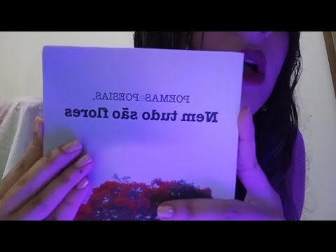 asmr caseiro - lendo pra você relaxar. (sons de boca e muitos sussurros)