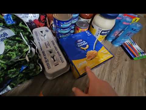 ASMR| First Grocery Haul of the Year| Walmart