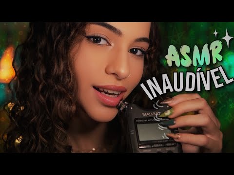 ASMR INAUDÍVEL E TOQUES NA TELA 🫦 ᶻ 𝗓 𐰁 - para dormir imediatamente!