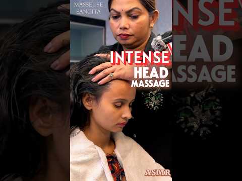 100% Feel Relax in This Short Intense ASMR Head Massage By Masseuse Sangita #asmr