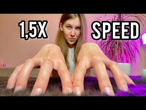 FAST& AGGRESSIVE ASMR 1.5X 💨 RANDOM TRIGGERS NO TALKING