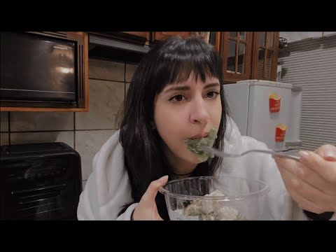 ASMR Mukbang 🥗 JANTANDO E CONVERSANDO