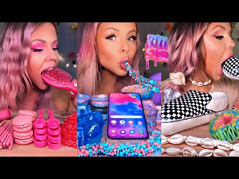 MOST POPULAR PRANK FOODS FOR ASMR *COMPILATION* EDIBLE VANS, FANTA BOTTLE, GALAXY SAMSUNG MUKBANG 먹방