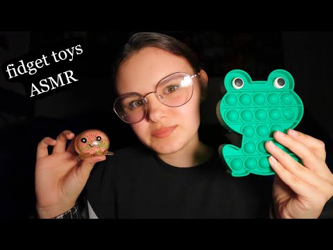 my fidget toy collection | ASMR (Soft Spoken)