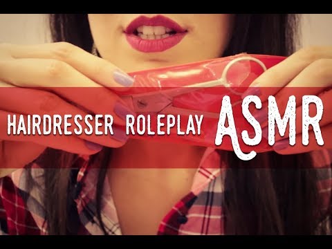 ASMR ita - Hairdresser Roleplay ✂ (Shampoo + Taglio + Piega) ✂