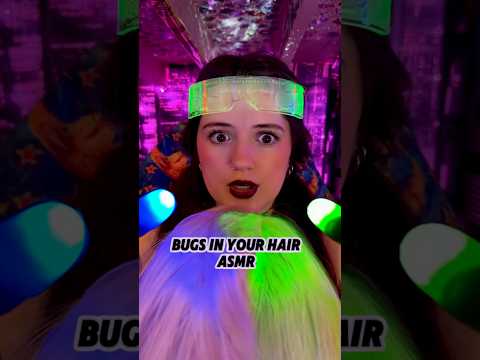 Bugs in your hair ASMR 🐞💡 Did I get them all?