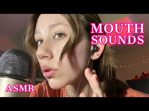 ASMR | classic wet and dry mouth sounds!! +little bit of rambling