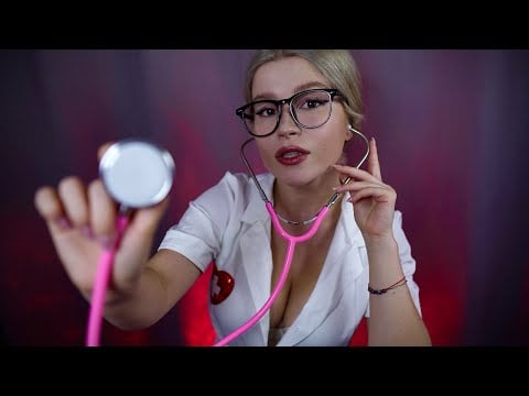 ASMR Caring Doctor roleplay 🩺 Soft spoken & whispered medical exam, cranial nerve, heartbeat