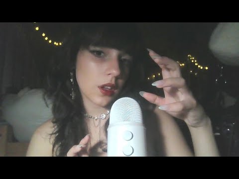 ASMR ♡ gently scratching the bare mic + foam & fuzzy covers