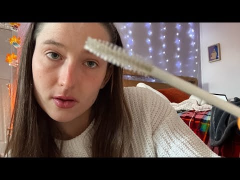 ASMR | Friend does your makeup (up close, personal attention, gripping and lid sounds) 💄🪞