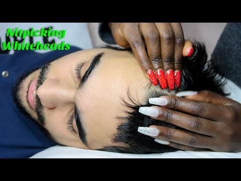 ASMR Brain Melting Nitpicking Whiteheads ~ All zoomed.