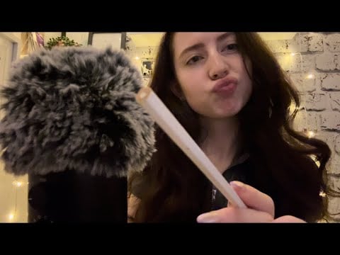 ASMR - Friend Teaches you British Slang 🇬🇧 (Part 2 - tracing and mic scratching)