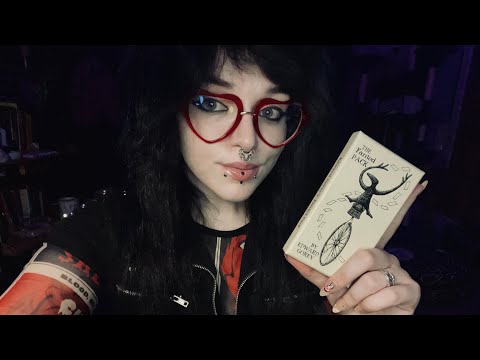 ASMR Edward Gorey Fantod Pack Tarot Reading/Show and Tell (soft spoken/tapping)