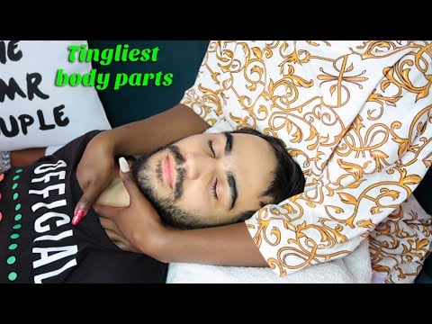 ASMR On the most Tingliest Body Parts ~ guaranteed sleep 😴 triggers.