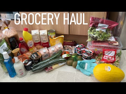 ASMR Grocery Shopping Haul, Gum Chewing And Whispers 🛒