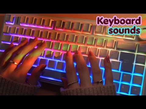 ASMR • Keyboard Sounds ⌨️ 4 Different Keyboards for Tingles & Relaxation