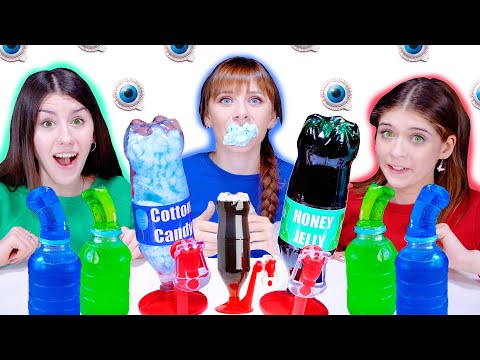 ASMR Mystery Drink Candy Machine Challenge 푸드 챌린지 By LiLiBu