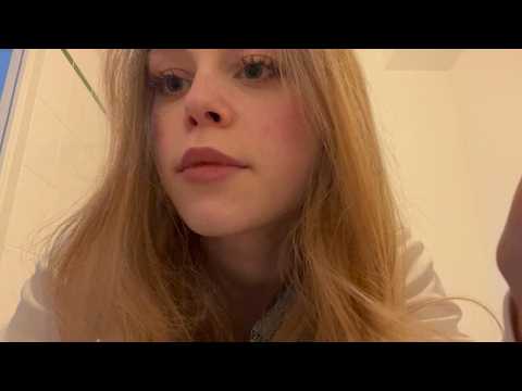 ASMR - Let's wash our hair together in the shower ( + falling water )