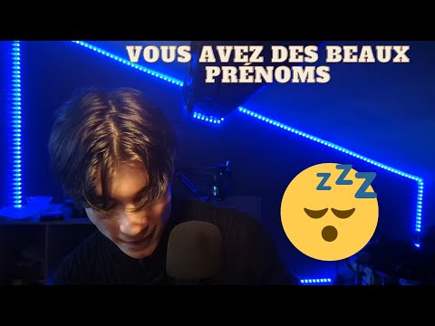 😌ASMR Je Chuchote Vos Prénoms😌