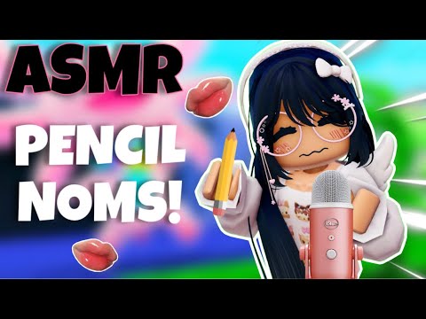 Roblox ASMR ~ PENCIL NOMS/BITING ✏️👄 