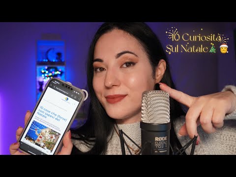 10 CURIOSITÀ SUL NATALE 🎄🎅 ASMR (pt 2)