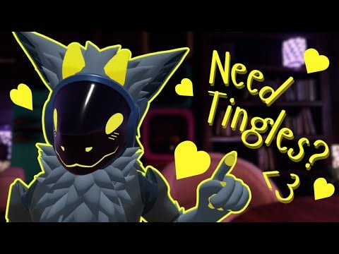 [Furry ASMR] Protogen gives you tingles to eepy too :3 [Sleep-aid] [Mouth sounds] [Mic brushing]