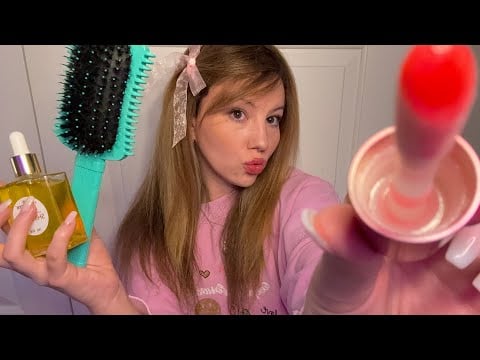 ASMR FASTEST| Hairstyling, Makeup, Nails And Eyebrows (roleplays) 💫💕