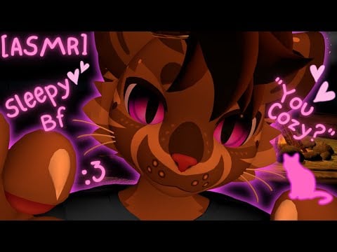 [Furry ASMR] Boyfriend helps you sleep next to campfire :3 [Sleep-aid] [Soft-spoken] [Whispering]