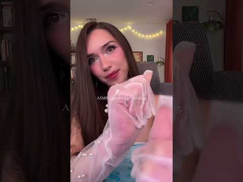 #ASMR gloved finger rubbing 🧤 this was a new trigger i tried out for our ocean themed stream hehe