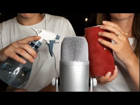 ASMR - Triggers avec ma Sœur pour vous Relaxer 😴 - No talking