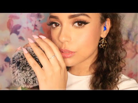 ASMR ~ whispering Sweet, Positive Affirmations 2 U 🍒 🤍 ( fluffy mic scratching)