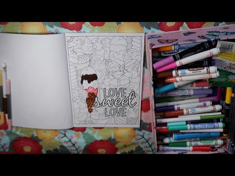 LOVE SWEET LOVE ASMR ADULT COLORING