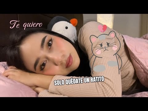 ASMR | TU NOVIA Tiene Miedo y necesita que la ABRACES 🫣♥️ (Roleplay) 