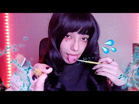 ASMR VOU TE PINTAR COM A MINHA SALIV4