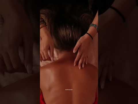 40 min no talking back attention exclusively on Patreon 😴 link in bio #asmrnotalking #asmrmassage