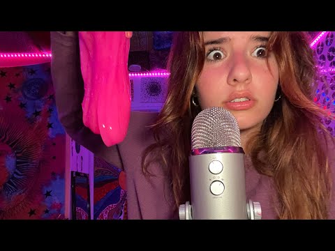 ASMR SLIME ON THE MIC