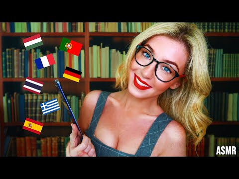 ASMR In 20 DIFFERENT Languages 😱 (French, German, Spanish, Korean, Etc...)