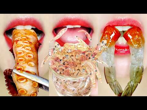ASMR 1HOUR EMOJI FOOD CHALLENGE FOR SLEEP MUKBANG 1시간 수면유도 이모지 먹방 챌린지 모음집 Eating Sounds