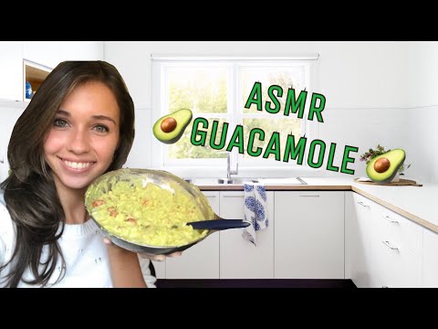 ASMR 🥑 WHISPERING & MAKING GUACAMOLE 🥑