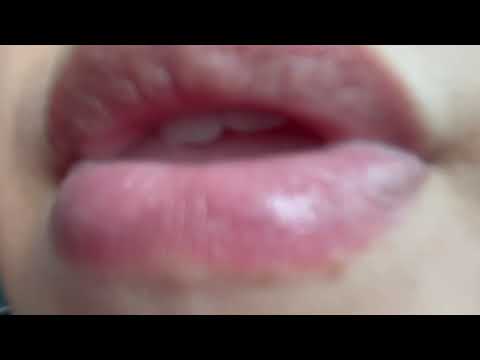 Car Lens Licking + Light Rain ASMR *Licking, mouth sounds, light rain, water, close up*