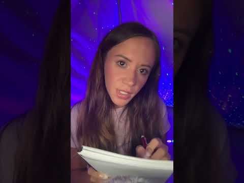ASMR Trigger Prescription...