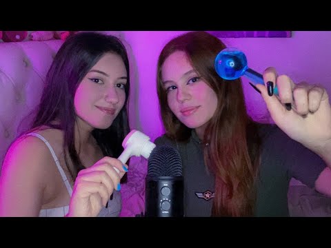 minha amiga fazendo ASMR pela PRIMEIRA VEZ